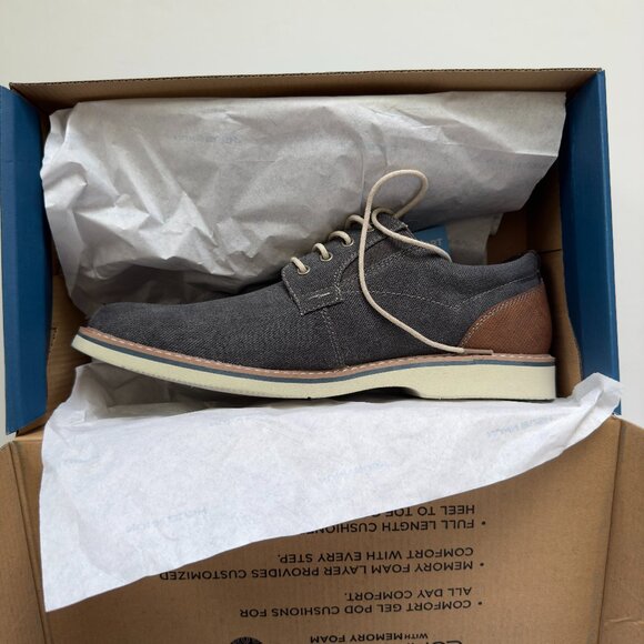 NWT Nunn Bush Barklay Canvas Plain Toe Oxford - Picture 4 of 12